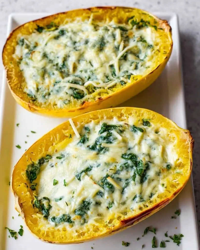 Garlic Parmesan Spaghetti Squash Recipe