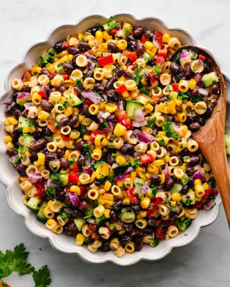 Cowboy Caviar Pasta Salad Recipe