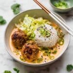 30-Minute Thai Turkey Meatballs with Coconut Curry Recipe