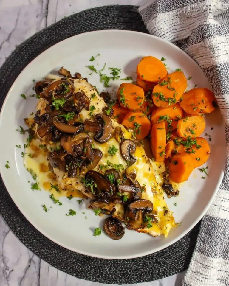 Stuffed Chicken Breasts with Mushrooms and Gouda Recipe