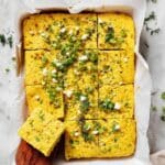 Sheet Pan Eggs with Fresh Herbs and Feta Recipe