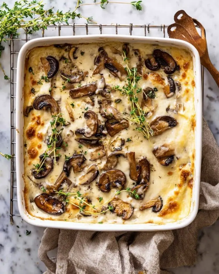 Creamy Mushroom Stuffed Shells Recipe