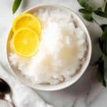 5-Minute Lemon Sorbet (No Churn) Recipe