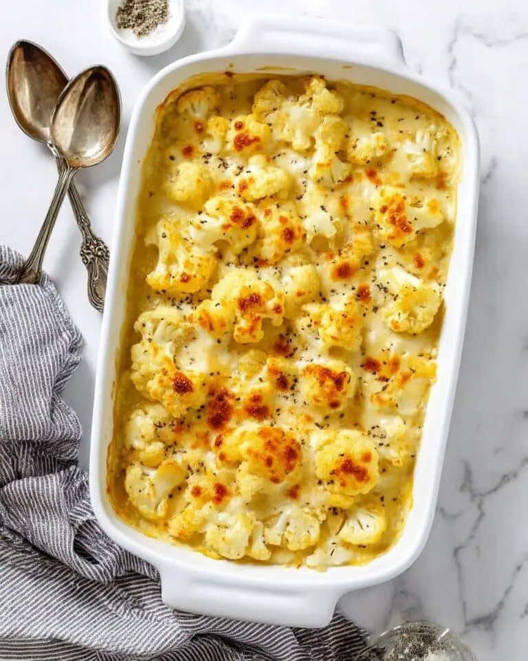 Baked Cauliflower Mac and Cheese Recipe