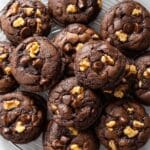 Double Chocolate Espresso Walnut Cookies Recipe