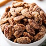 Cinnamon Sugar Candied Pecans Recipe