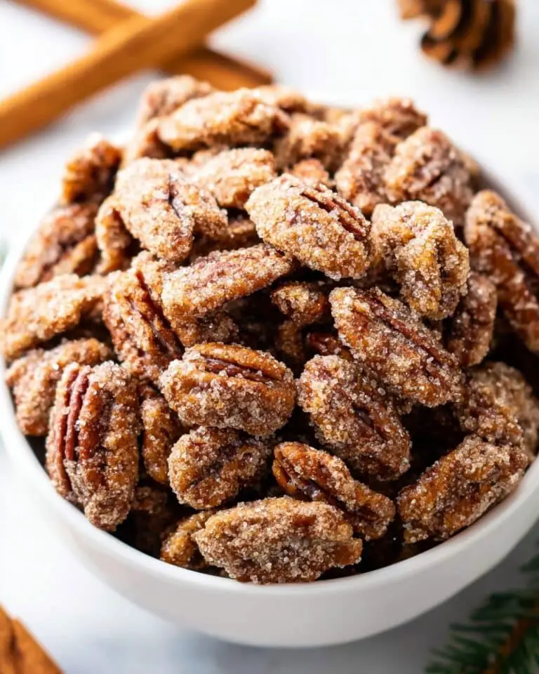 Cinnamon Sugar Candied Pecans Recipe