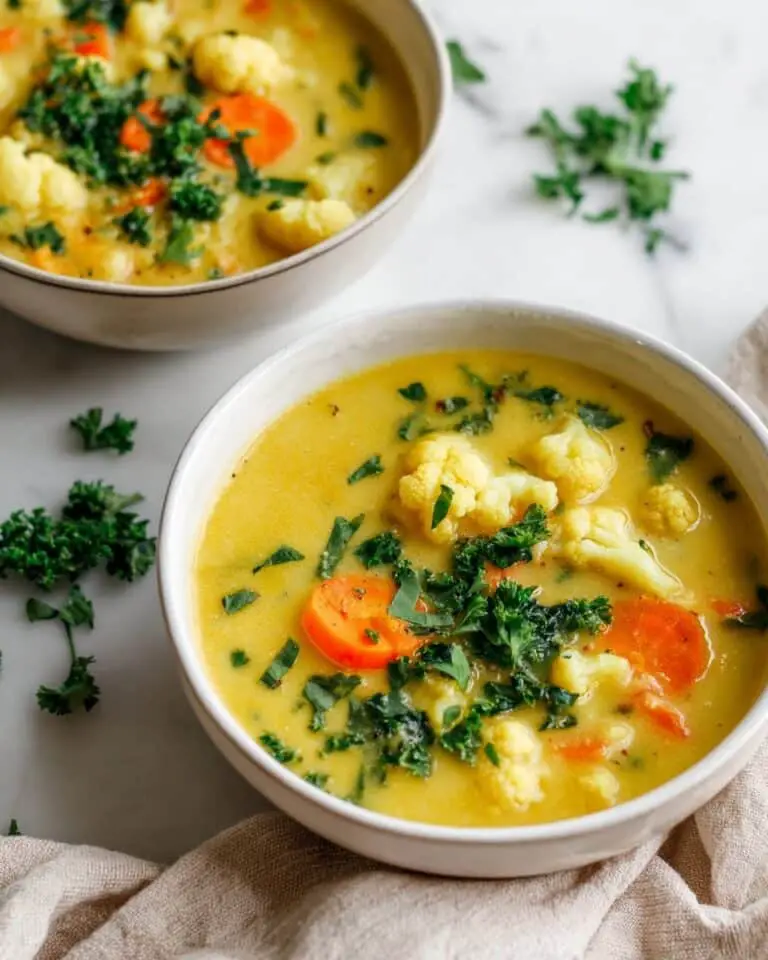 Kale and Cauliflower Soup Recipe