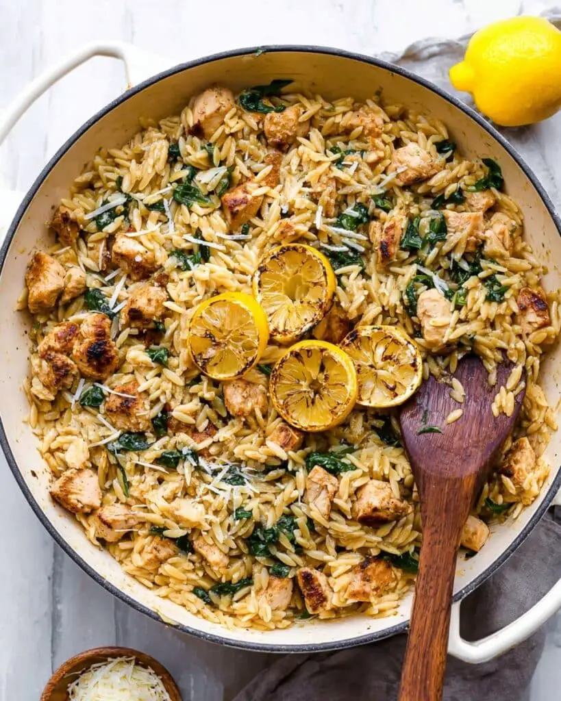 Lemon Chicken Orzo Recipe