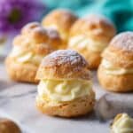 Cream Puffs with Pastry Cream Filling Recipe