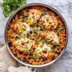Salsa Chicken and Cauliflower Rice Skillet Recipe