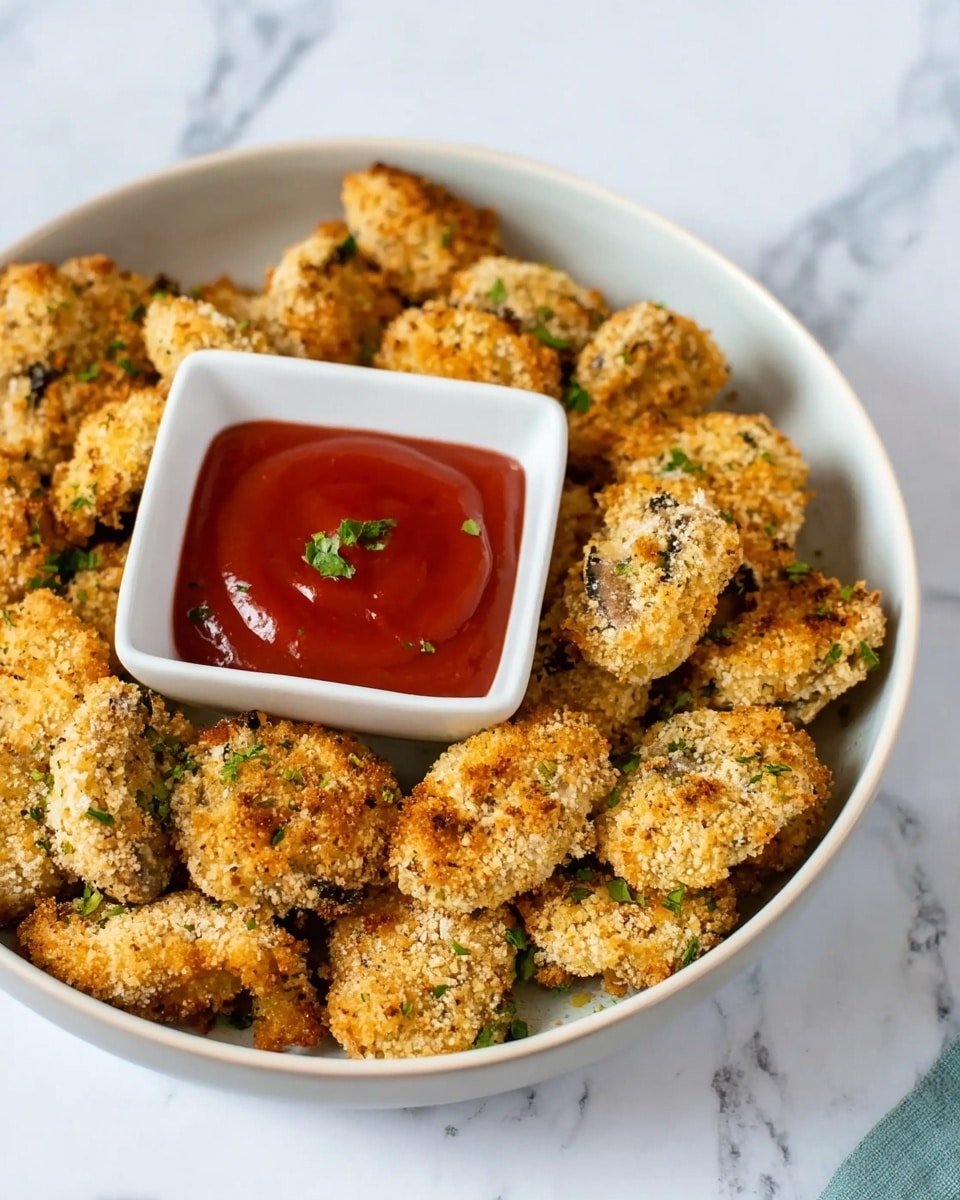 Baked Parmesan Chicken Nuggets Recipe
