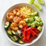 Grilled Shrimp and Vegetable Bowl Recipe