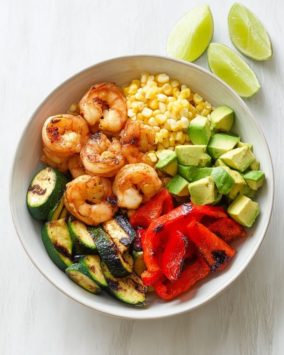 Grilled Shrimp and Vegetable Bowl Recipe