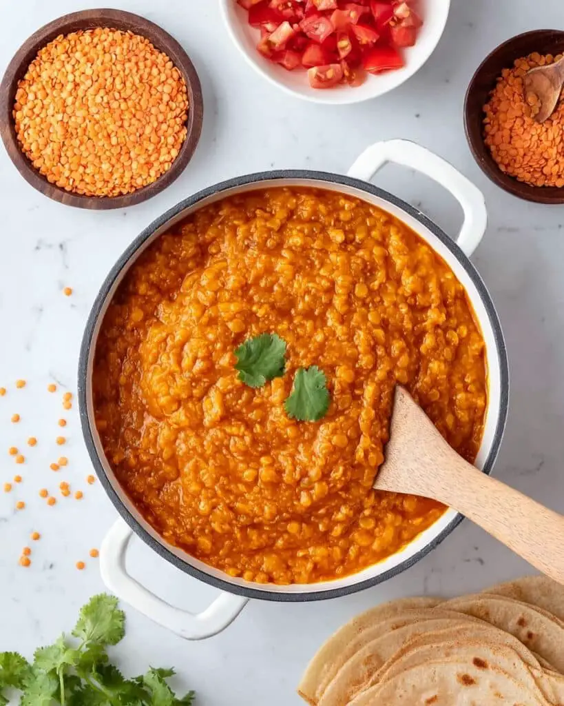 Vegan Ethiopian Red Lentils (Misir Wat) Recipe