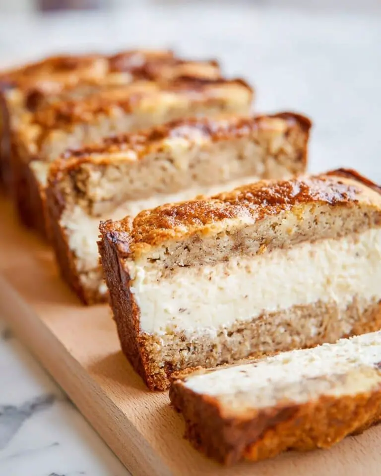 Cream Cheese-Filled Banana Bread Recipe