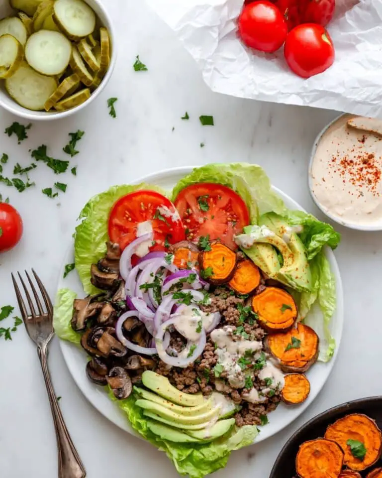 Healthy Burger Bowls Recipe