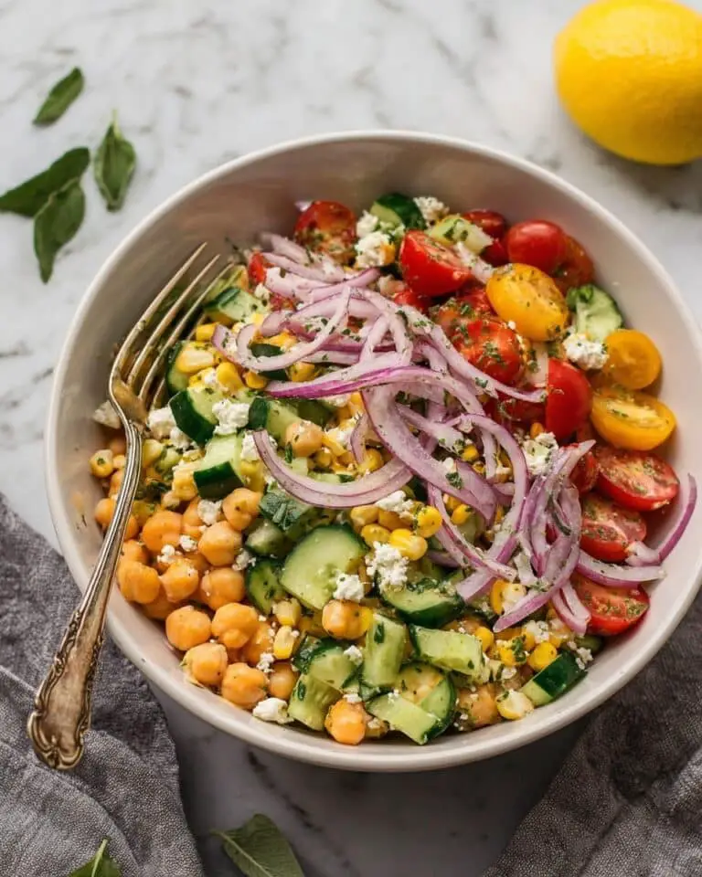 Easy Chickpea Tuna Salad (High Protein) Recipe