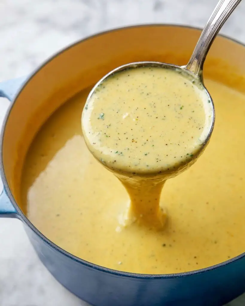 Creamy Zucchini Soup with Cheddar and Potatoes Recipe