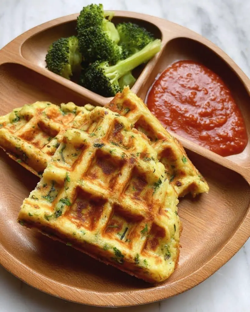 Zucchini Vegetarian Waffles Recipe
