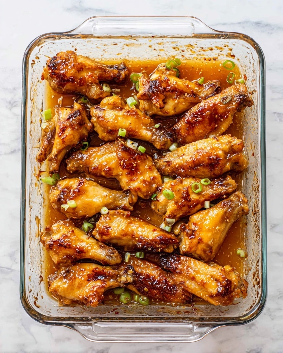 Sticky Ginger Chicken Wings Recipe