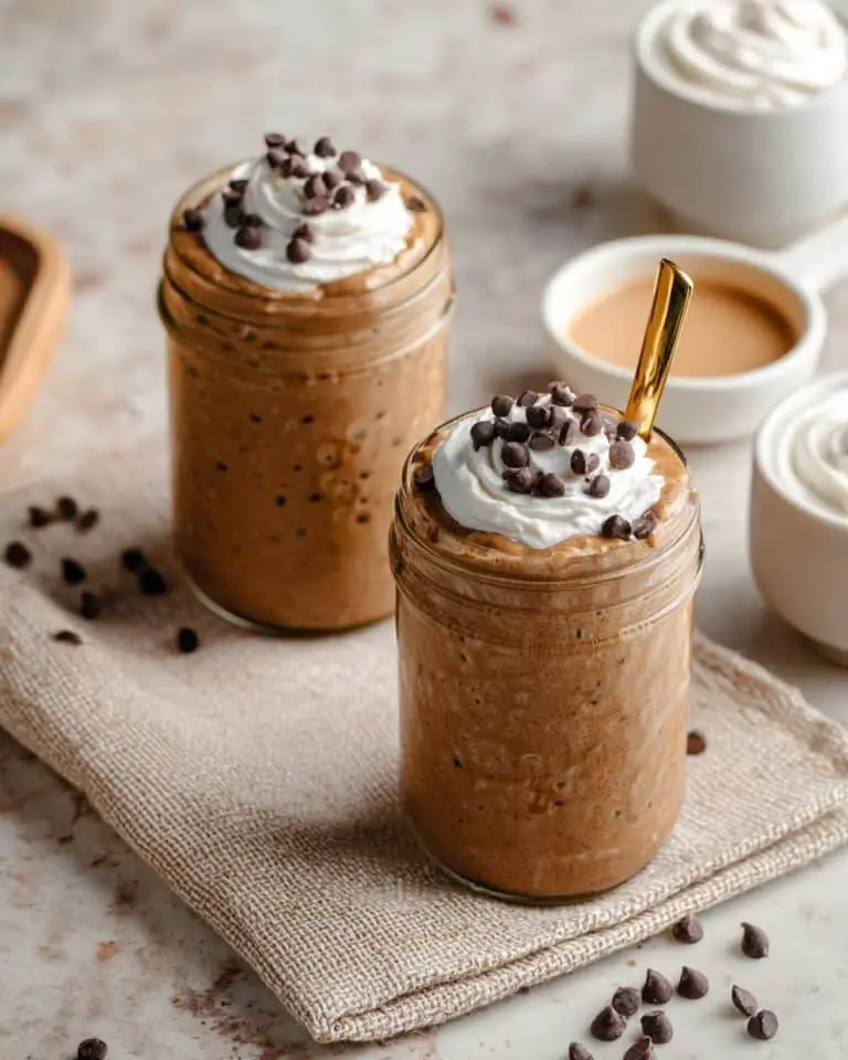 High Protein Coffee Overnight Oats Recipe