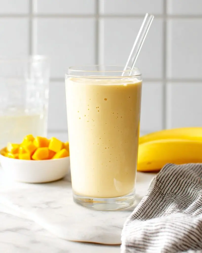 Creamy Coconut Pineapple Banana Smoothie Recipe
