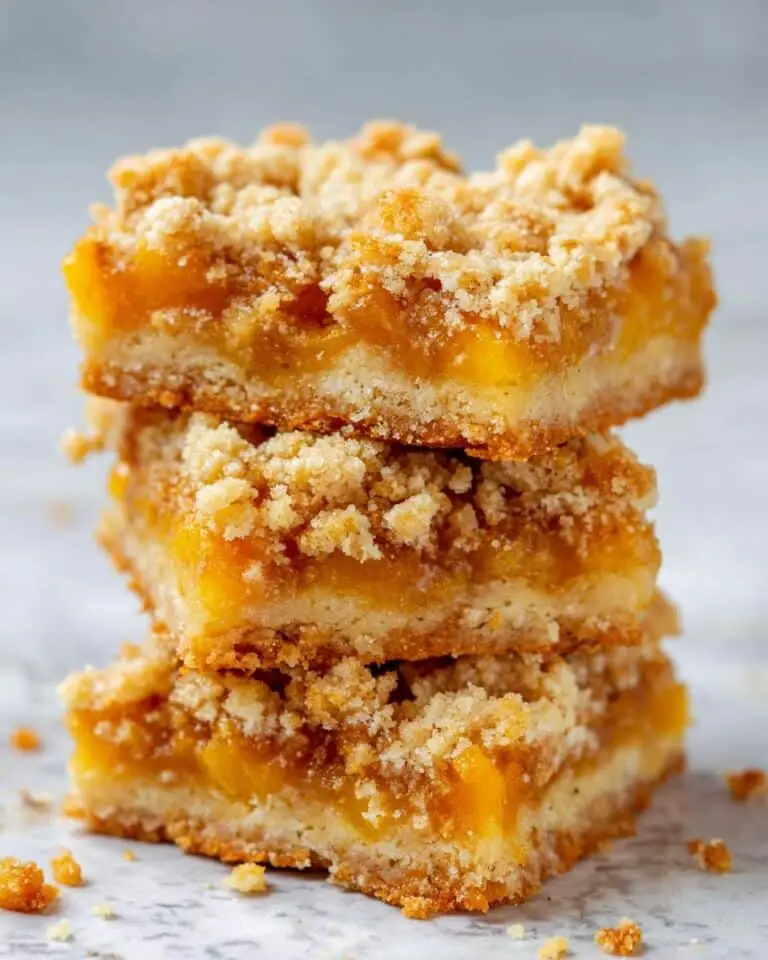 Mango Oatmeal Crumble Bars Recipe