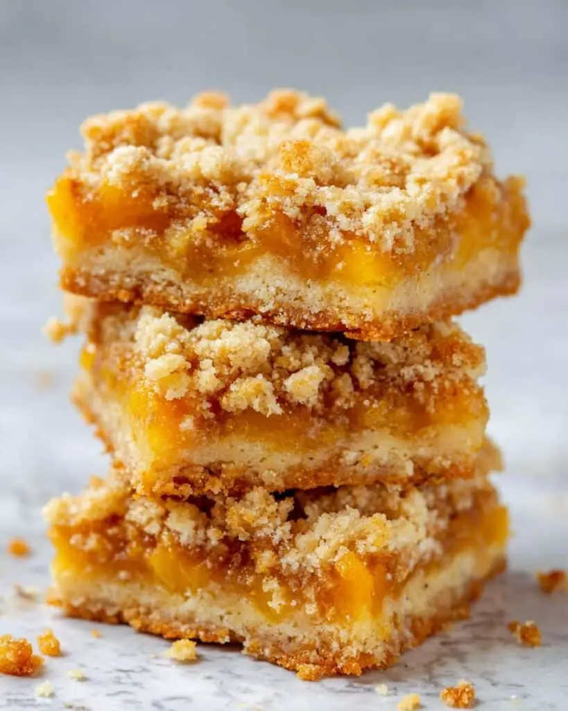 Mango Oatmeal Crumble Bars Recipe