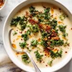 Cauliflower, Turkey Sausage, and Kale Soup Recipe