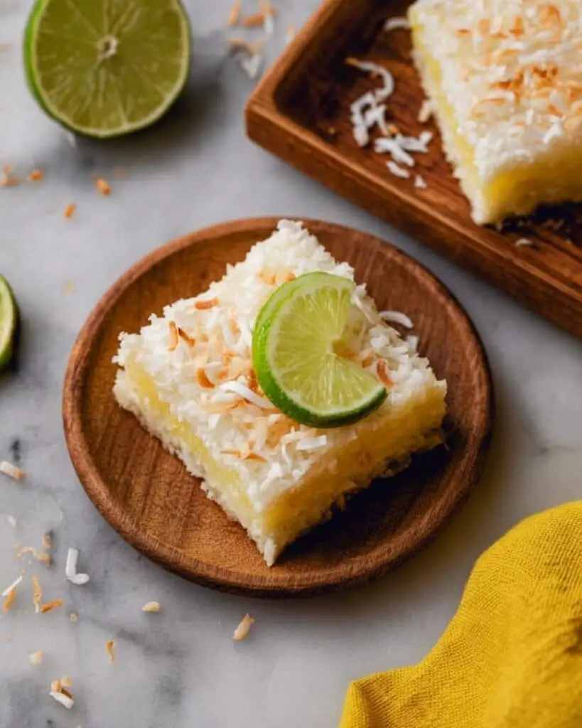 Coconut Lime Cheesecake Bars Recipe