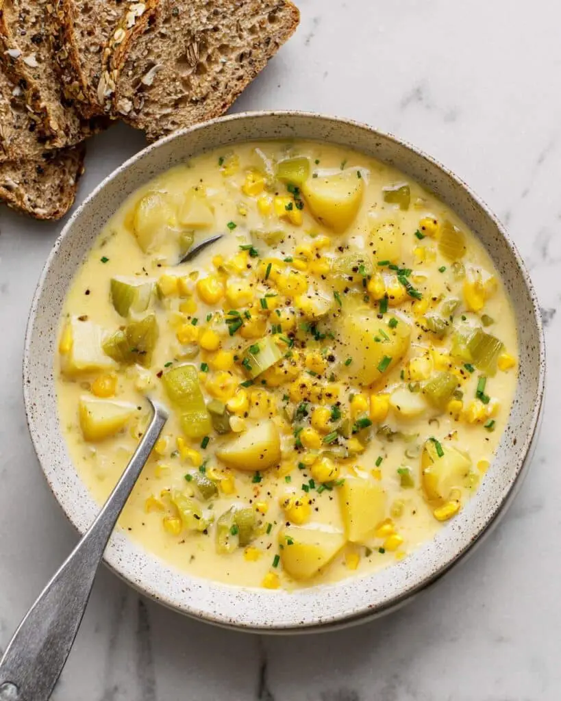 One-Pot Corn and Potato Chowder Recipe