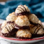 Coconut Macaroons with Optional Chocolate Dip Recipe