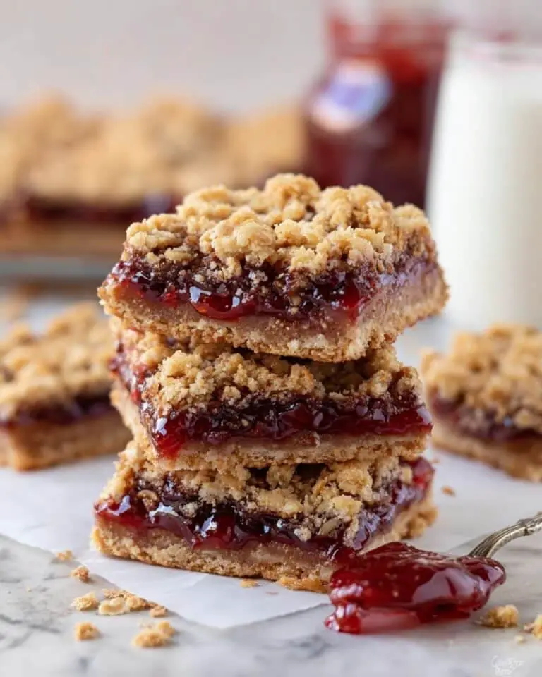 Oatmeal Jam Bars Recipe