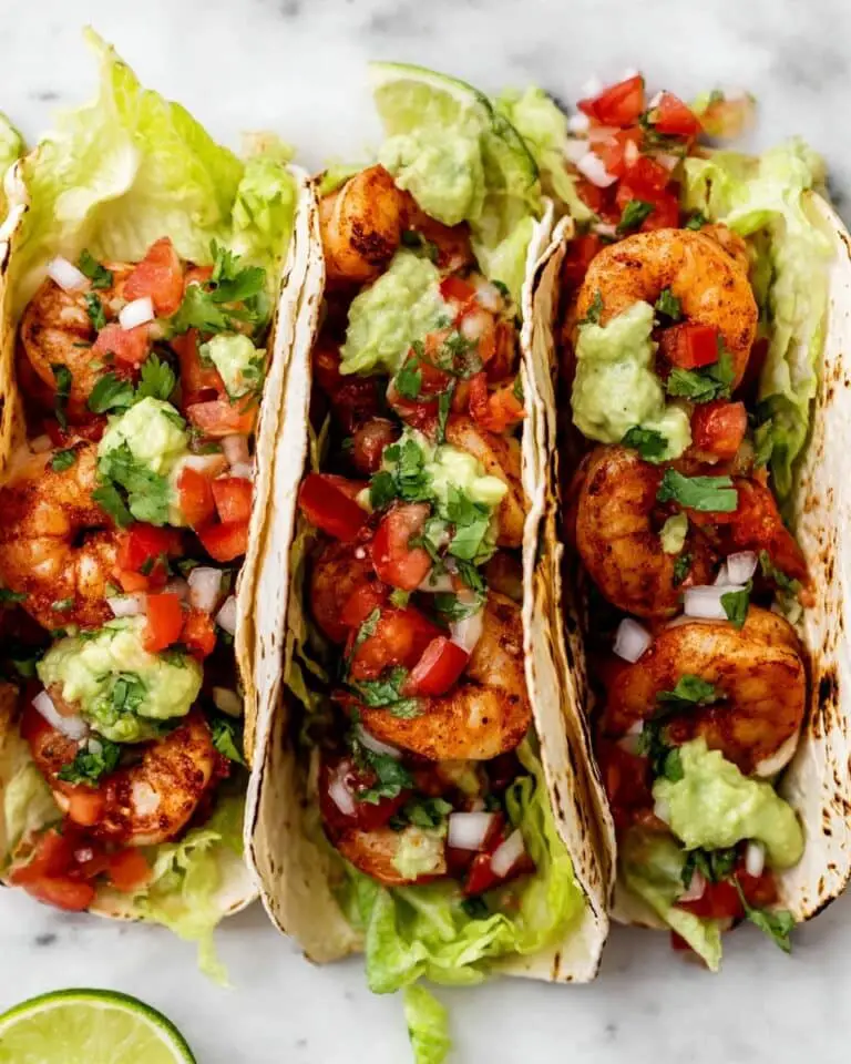 Best Blackened Shrimp Tacos with Pico De Gallo Recipe