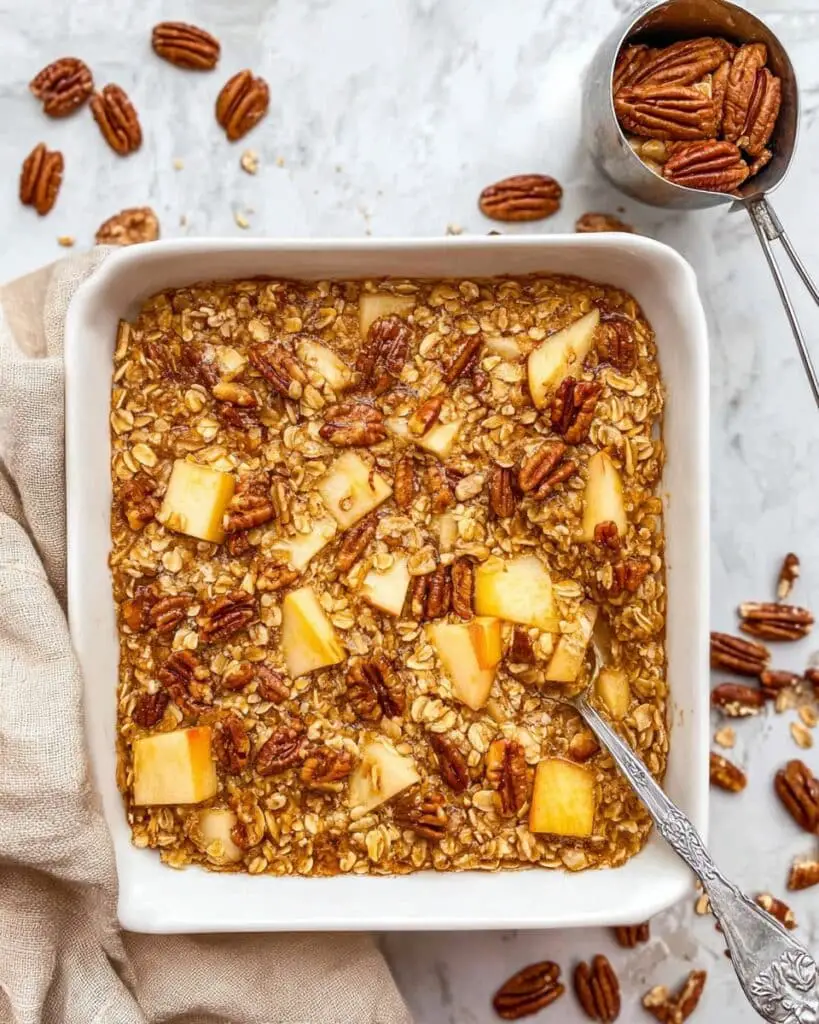 Baked Apple Sweet Potato Oatmeal Recipe