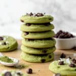 Matcha Cookies with Chocolate Chips Recipe