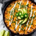 Cheesy Rotisserie Chicken Enchilada Skillet Recipe