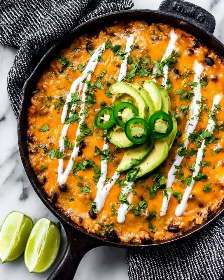 Cheesy Rotisserie Chicken Enchilada Skillet Recipe