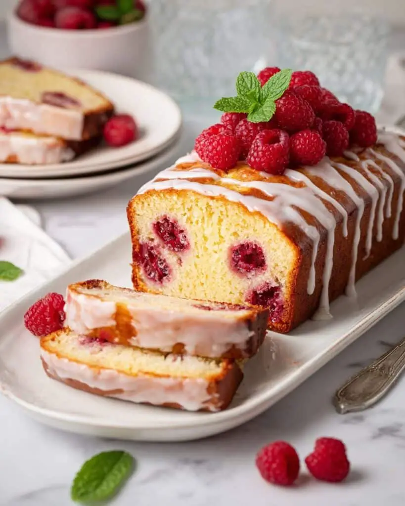 Lemon Raspberry Loaf Cake Recipe
