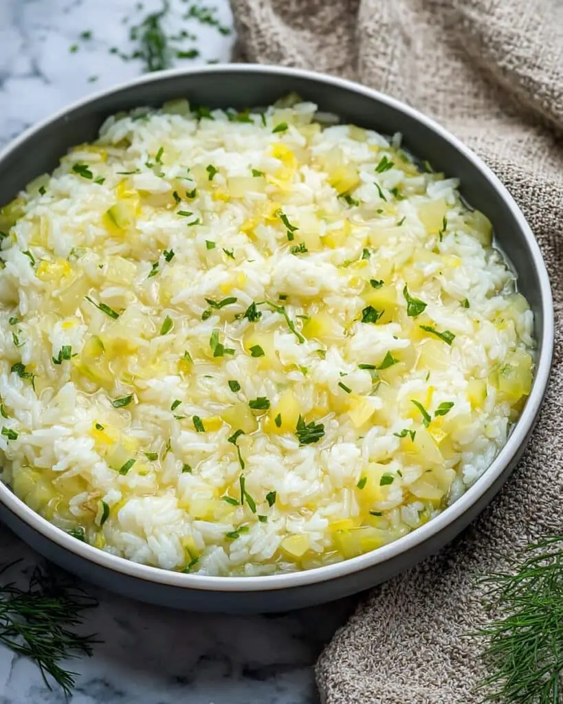 Prasorizo (Greek Leeks with Rice) Recipe