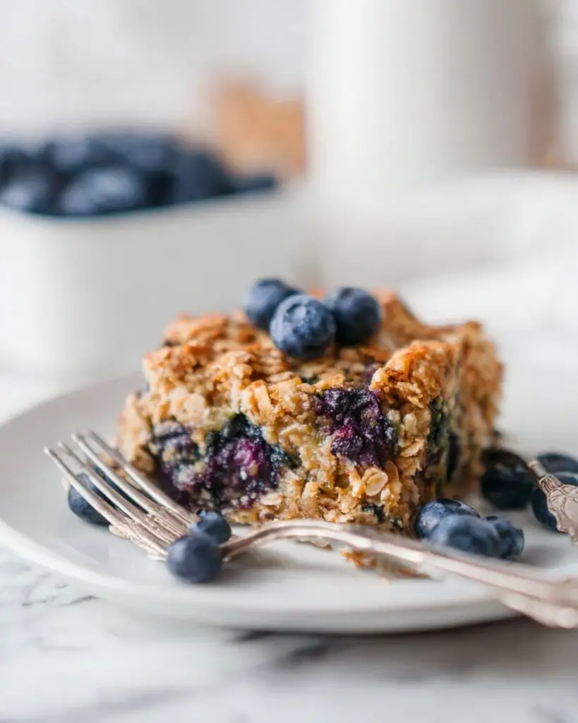 Zucchini Blueberry Baked Oatmeal Recipe