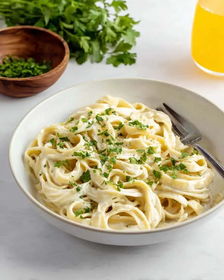 Vegan Fettuccine Alfredo Recipe