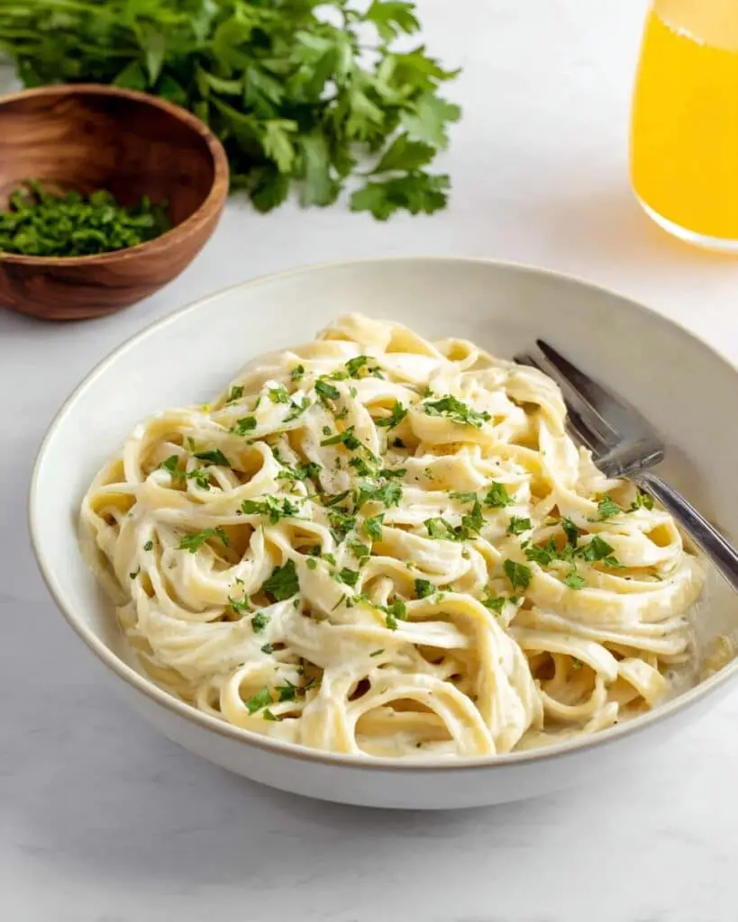 Vegan Fettuccine Alfredo Recipe