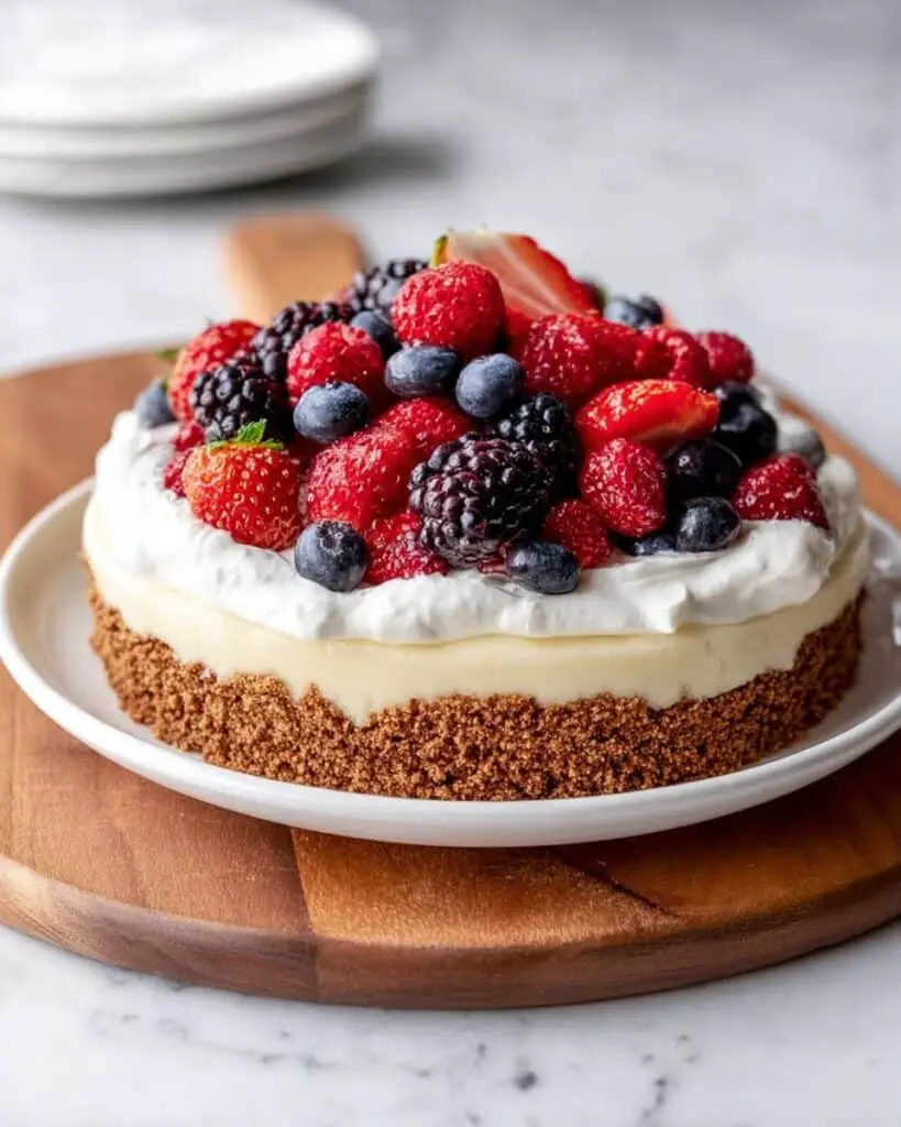 Red, White, and Blueberry Cream Pie Recipe
