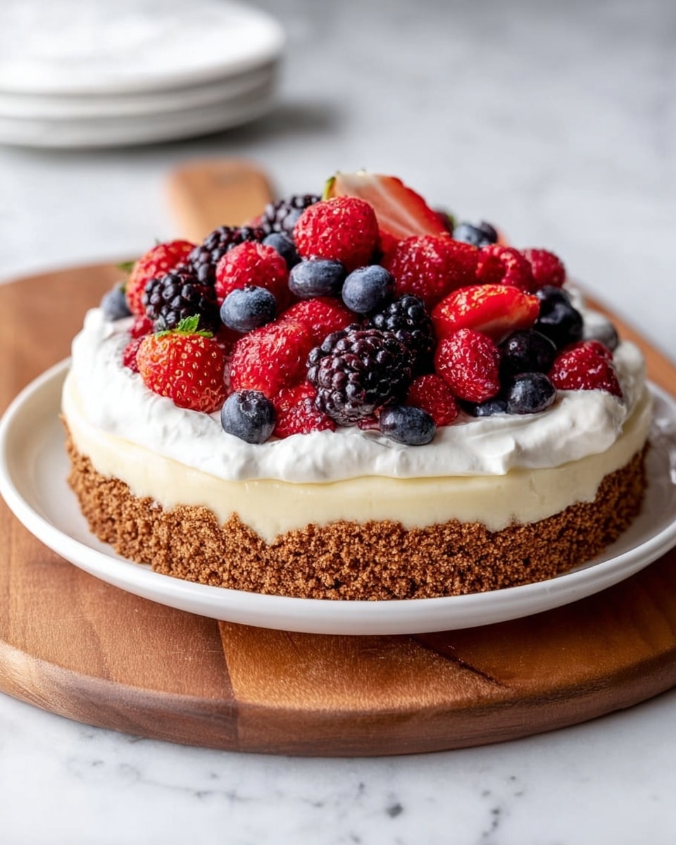 Red, White, and Blueberry Cream Pie Recipe