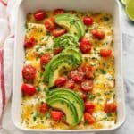 Healthy Green Chile Chicken Enchiladas Recipe