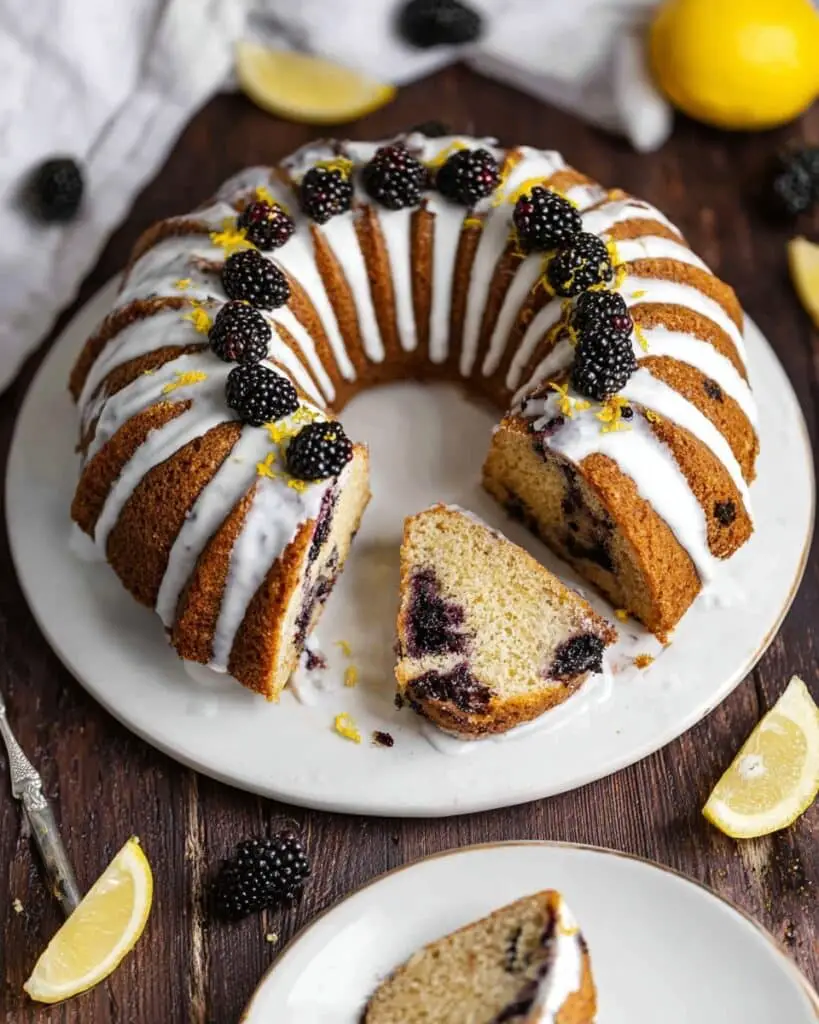Lemon Blackberry Cake Recipe