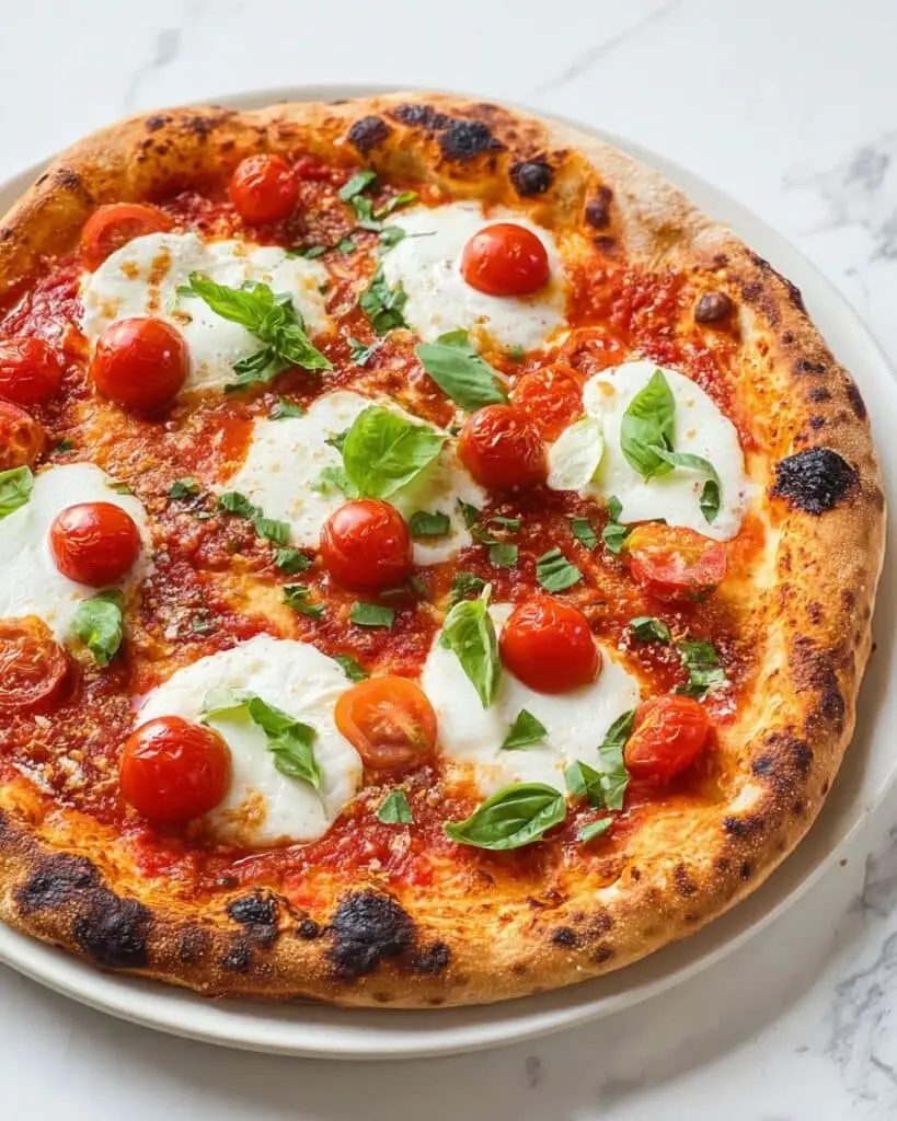 Ricotta and Cherry Tomato Pizza Recipe