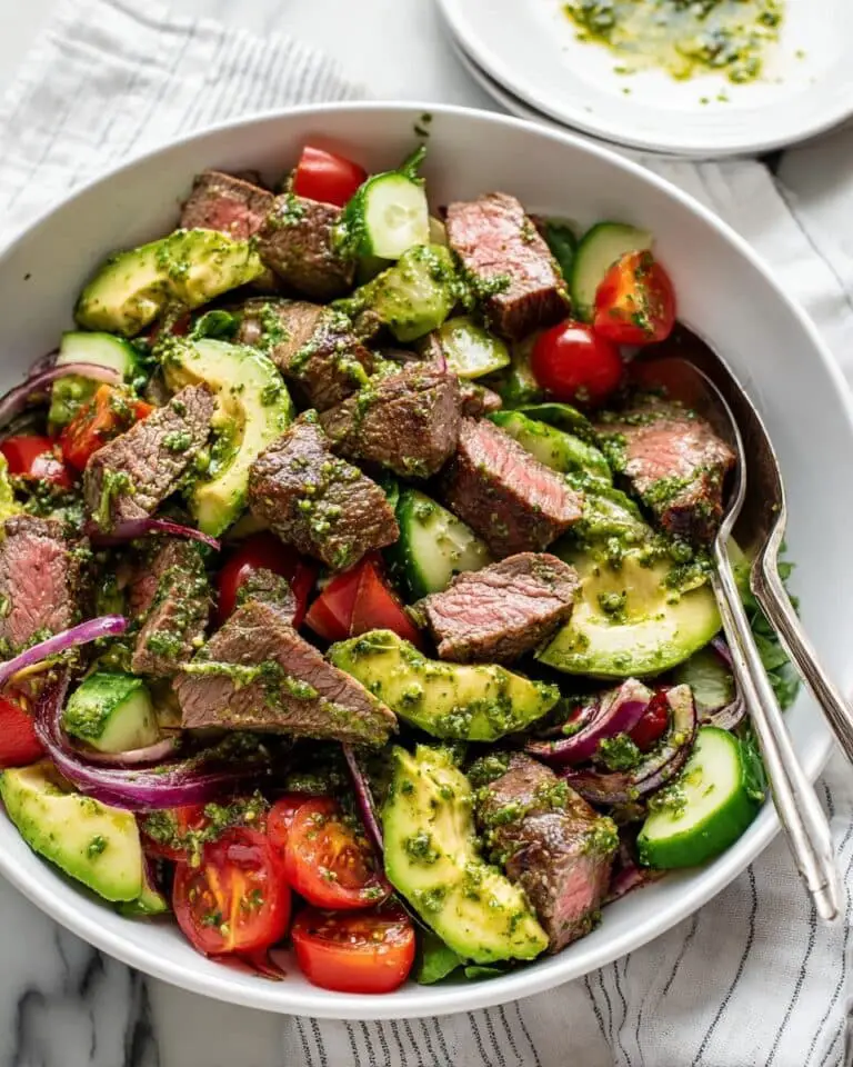 Chopped Chimichurri Steak Salad Recipe